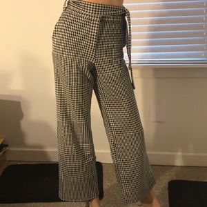 New York and Comp houndstooth pants; size Lg/Tall